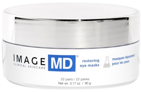 IMAGE Skincare IMAGE MD restoring eye masks - Hydro-Gel Augenmasken zur Pflege der Augenpartie, mit Peptiden antioxidativen Inhaltsstoffen und Feuchtigkeit für empfindliche und müde Augen - 90 g