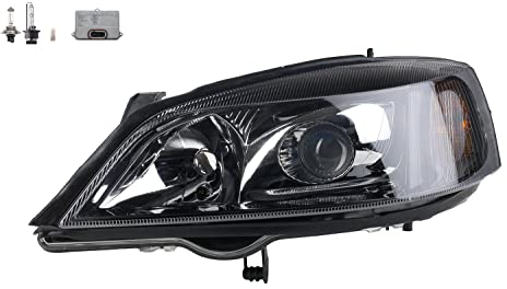 Johns, Scheinwerfer passend für Opel Astra G 02/98-01/05 links + Leuchtm. + Steuergerät