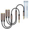 YIMATEECO Kopfhörer Adapter Splitter 3,5mm Stecker auf 2X 3,5 mm Buchse Klinkenstecker, Mikrofon Audio Klinke Y Splitter Adapter Kabel für PS4, Gaming, Headset, Laptop(1 Stecker auf 2 Buchse, 2Stü)