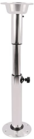 SHZICMY Abnehmbarer Tischfuß Tischgestell Tischbein für Boot Caravan Wohnmobil Wohnwagen Verstellbarer Tischfuß 565mm-720mm