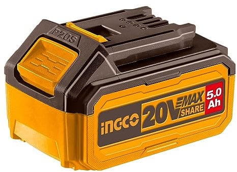 INGCO 20V 5.0Ah Lithium-Ion Battery Pack, ONLY Compatible with INGCO 20V Power Tools, No Charger Included FBLI2003