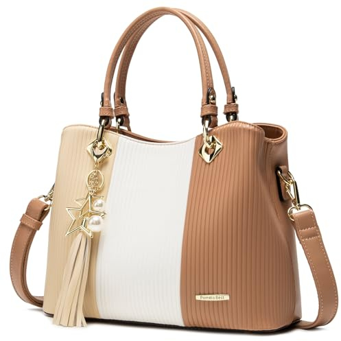 Pomelo Best - Sacs à main pour femme avec plusieurs poches intérieures et une jolie combinaison de couleurs, Contemporain