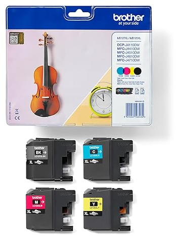 Brother Original LC127XL LC125XL 4 Farben Tintenpatronen Multipack DCP J4110 | J4110W | J4110DW MFC J4410DW MFC J4510DW MFC J4610DW MFC J4710DW