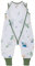 LAT Baby Schlafsack Sommer mit Füßen 0.5 Tog Musselin Kinder Sommerschlafsack für Jungen und Mädchen Ärmellose Baby Schlafsack mit Beinen Sommer (Holzhaus, L/2-4 Jahre)