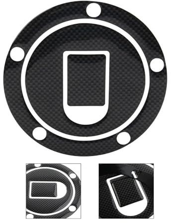 SGRYGSAEA Moto Carburante Serbatoio Pad per Kawasaki ZX-10R 04-05/ ZX6R 00-06/ ZX9R 00-03/ Z750 2004-2006 Moto Gas Serbatoio Carburante Tappo Copertura Protezione Adesivo Pad