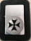 Lanz Bulldog Eisernes Kreuz 1914 Emblem Militaria - Chrome Brushed NEU&OVP