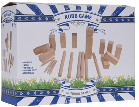 Kubb Set Hout - 11-delig