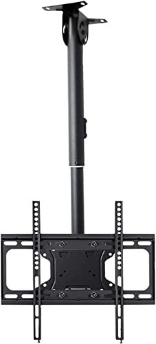Ceiling TV Mount, Adjustable Height Telescoping Tilt and Swivel, Fits Most 26-65inch LCD LED TVs Up to 132lbs/60kg, Max VESA 400x400mm TV Mount