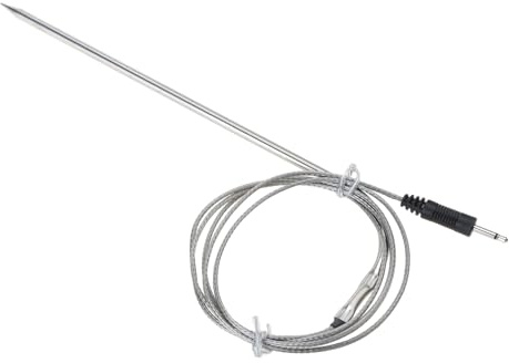SUCHUANGUANG Kochofen für Lebensmittel, Sonde aus Edelstahl, für Fleischgrill, Thermometer, für kabellosen Grill, Fleischsonde für Ofen, Material aus Edelstahl und Stahl