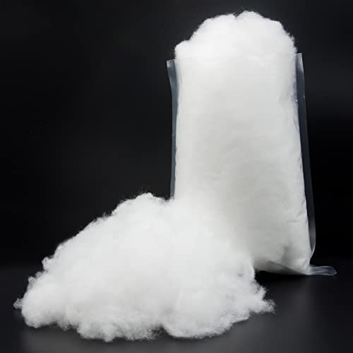 Apragaz Kunstschnee Deko, Flauschiger Innen Schnee Dekoschnee, Schneewatte für Weihnachtsdörfer Oder Weihnachtskrippen, Kunstschnee zum Basteln für Weihnachtsdekorationen (160 g)