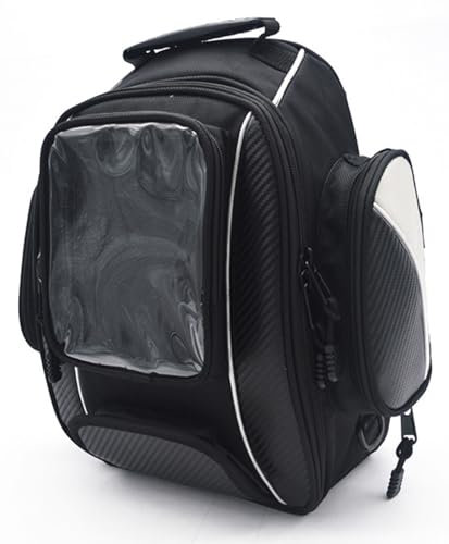 Motorrad Tankrucksack Magnetische Tankrucksäcke Motorrad Oxford Satteltasche Mit Großen Fenster,Universal Motorradrucksac
