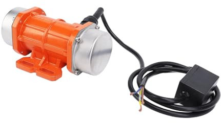 3000RPM Aluminum Alloy Case Vibrating Motor for Shaker Table IP65 Rating Concrete Vibration Motor Electric Concrete Vibrator Motor 50Hz (80W)
