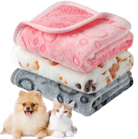CIYIN 3 Pezzi Coperta Cane, Copertina per Animali,Copertina Cane Lavabile,Animali Domestici Copertina Gatto,Copertina per Cani Gatti Adatto per Cani di Piccola e Media Taglia(60 * 40cm)