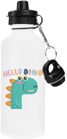 Ameretee Hello Dino Trinkflasche Aus Edelstahl