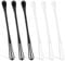6pcs Small Whisk Mini Whisk 2 in 1 Plastic Whisk Utensil Mini Sugar Spoon for Cooking Small Mixing Balloon Multifunctional Long-Handle Espresso Whisk for Home Blending Beating Ingredients Mixing Sauce