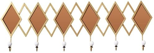 TTCHDPBX Pratique Crochets muraux Porte-Manteau Mural en Fer forgé européen décoration Murale Porte-clés Porte-clés tenture Murale Artisanat Porche Élégant