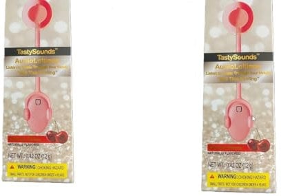 Tasty Sounds Audio Lollipop – Naturally Flavored Musical Candy | Listen Through Your Mouth | Fun Novelty Gift with Built-In Speaker | Sugar-Free, | Naturally Flavored | White, 2 Piece