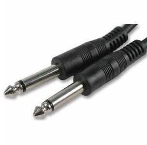 Cable-Tex - Guitar Amp Cable 6.35mm To 1/4 Mono Jack Plug Lead 3m