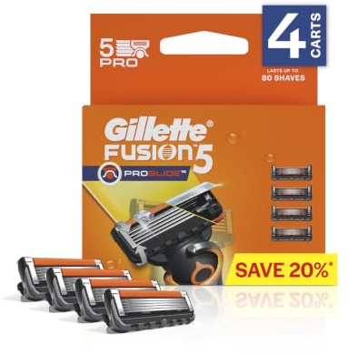 Gillette Flexball Fusion ProGlide Blades - 4 Cartridges