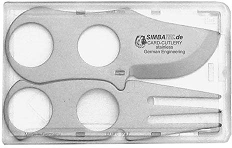 SIMBATEC Card - Cutlery aus rostfreiem Edelstahl - Made in Germany