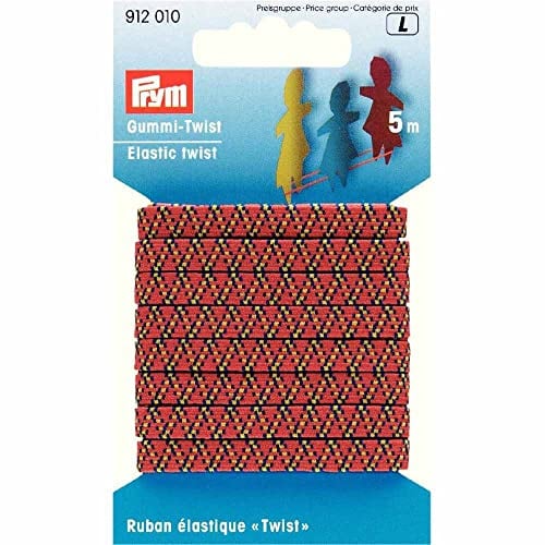 Elastic-Twist Prym for Kids 6.5 mm Three-Coloured