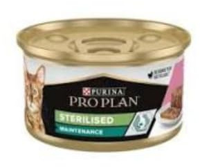 PRO PLAN STERILIZED Terrine Lachs und Thunfisch - Tabletten für ausgewachsene Katzen