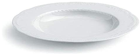 Tognana Vecchia Wienna Piatto Fondo, Porcellana, Bianco, 1 Pezzo
