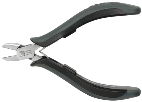 SW-Stahl 40590L Elektronik Seitenschneider - 125 mm ESD Vornschneider | Antistatik Mini Drahtschneider für Feinmechanik und Platinen - Präzisions Schneidzange ohne Wate für exakte Schnitte