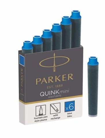 Parker 1950409 Mini Quink Patronen Tinte Refill