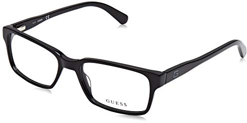 Guess Unisex-Erwachsene GU1906 001 55 Brillengestelle, Schwarz (Nero Lucido)