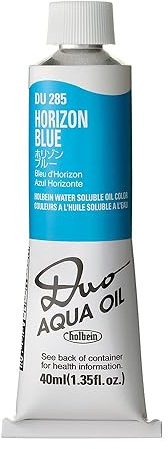 Holbein Duo Watersoluble Oil Colors - Horizon Blue - 40ml Tube