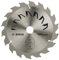 Bosch 1x Circular Saw Blade Precison (for Wood, Ø 160 x 2.5/1.5 x 20/16 mm, 18 Teeth, ATB, with 1x Reduction ring 16 mm, Accessories for Circular Saws)
