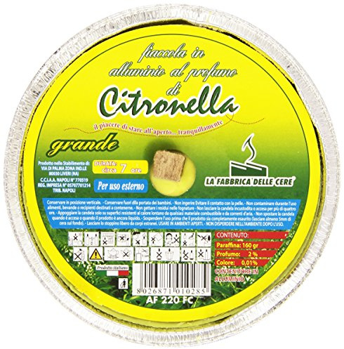 Citronella - Fackel aus Aluminium, groß, 160 g