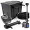 SunSun Komplettset: CBF-350 Teichfilter bis 12000 L Teichfilteranlage, CTF-8000 Teichpumpe 8000l/h 70W, CUV-324 Teichklärer 24W, 25m Teichschlauch 25 mm, CTP-2803 Springbrunnen 3000l/h 10W