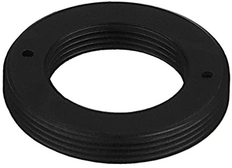 Fotodiox Pro Lens Mount Adapter, D-Mount 8mm Movie CCTV Lenses to C-Mount (1 Screw Mount) Cine & CCTV Camera Bodies