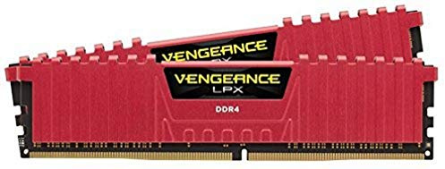 Corsair Vengeance LPX 16Go (2x8Go) DDR4 3000MHz C15 XMP 2.0 Kit de Mémoire Haute Performance - Rouge