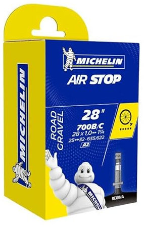 Fahrradschlauch, 700 x 25-32, Schwarz