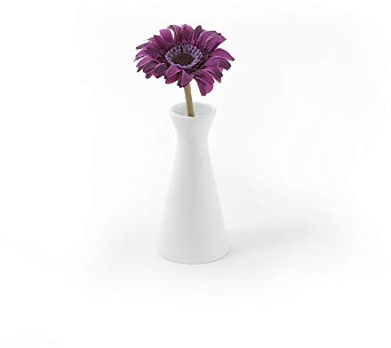 Holst Porzellan VX 1223 Porzellanvase 12 cm X-Form, weiß, 6 x 6 x 12 cm, 6 Einheiten