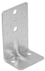 DMX - Winkelverbinder 145x70x90 - Schwerlastwinkel 10 Stück - Winkel Metall mit Sicke - Lochwinkel - Bauwinkel - Holzverbinder - Balkenwinkel - Eckwinkel - Möbelverbinder - Montagewinkel KP