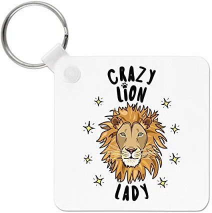 Gift Base Crazy Löwe Lady Sterne Schlüsselanhänger