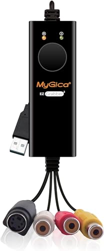 MyGica - Boîtier de numérisation vidéo - Numérisation de vos anciennes cassettes vidéo - Transfert vers PC, Xbox 360 ou PlayStation 3