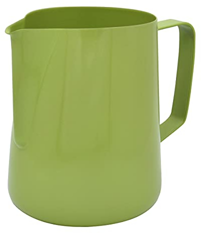 SIPLIV 20 oz (600 ML) en Acier Inoxydable Expresso Cuire à la Vapeur des cruches de Lait moussant cruche crémier Macchiato Cappuccino Latte Faire de l'art Tasses de pichet mousseur pichet - Vert