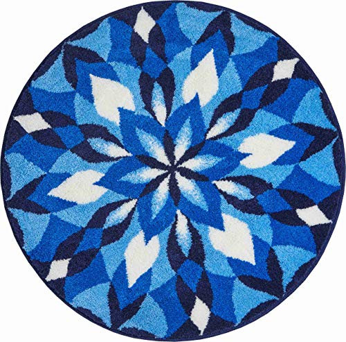 Grund Badteppich, 100% Polyacryl Supersoft, blau, 80 cm