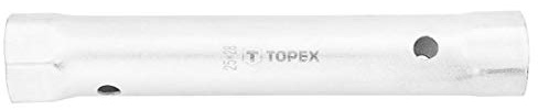TOPEX Rohrschlüssel, beiderseitig 25 x 28 mm, Sechskant-Querschnitt mit Öffnungen 35D940