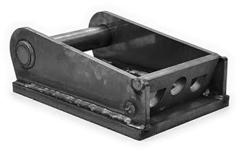 Schnellwechsler für Minibagger RS08 / MS08 / MS 08 Anschweißrahmen Adapterrahmen mit Kopfplatte