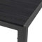 FineHome Aluminium WPC Gartentisch Esstisch Gartenmöbel anthrazit/schwarz Tisch Holzimitat wetterfest 160x90x74cm