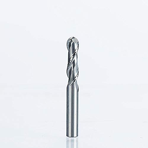 Fraises fraise 1 pc 6mm 2 Flûte Spirale Boule Nez Fin Mill CNC Routeur Bits Pour Bois Carbure De Tungstène Fraisage Routeur Outil Fresa CNC Outils-25mm_6mm