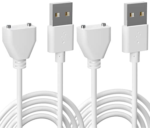 Bicmice Magnetic USB DC Charger Cable Replacement Charging Cord 2Pack-(10MM/0.39Inch)