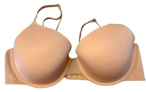 Victoria's Secret Pink Wear Everywhere - Reggiseno leggermente foderato, Latte di caffè., 5C