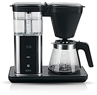 BEEM DIRECT-BREW FILTERKAFFEEMASCHINE | Schnell, aromatisch & stilvoll | Inkl. 24-Stunden-Timer und Aroma-Plus-Funktion | Digitales Touch-Display [10 Tassen]